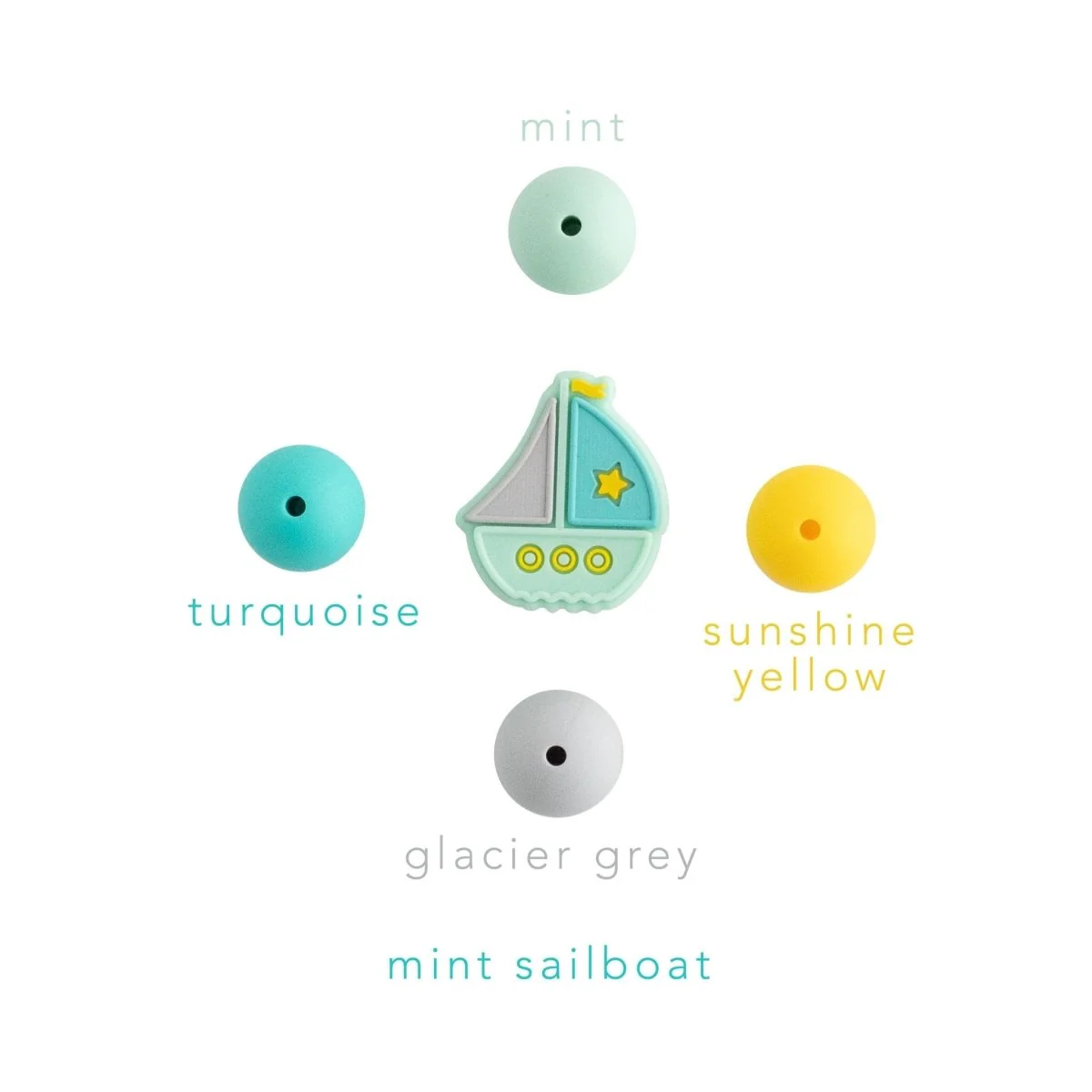 Sailboat Silicone Focal Beads - Image 8