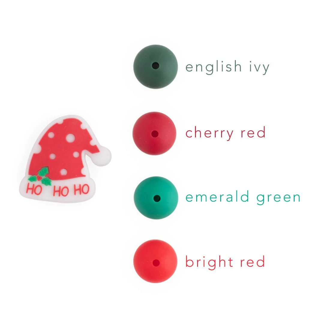 Santa's Hat Silicone Focal Beads - Image 3
