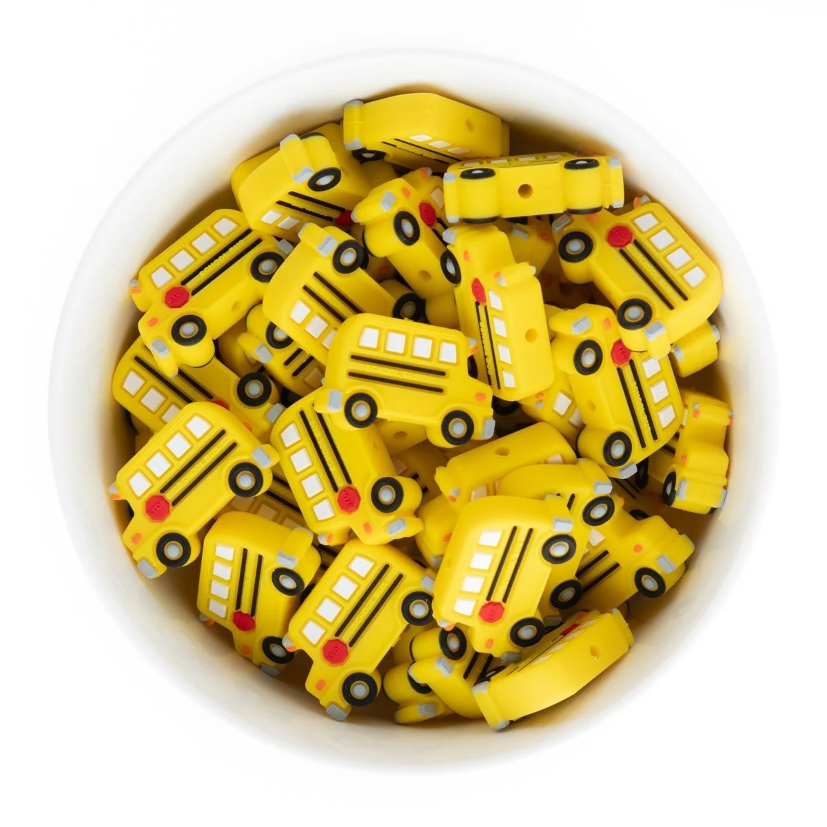 School Bus Silicone Focal Beads - Image 3