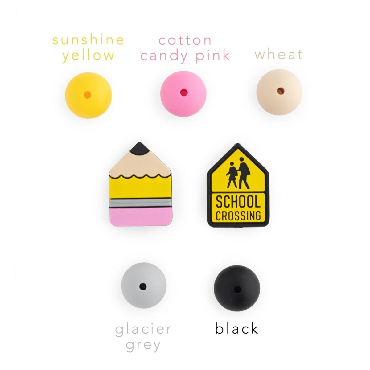School Zone Silicone Focal Beads - Image 8