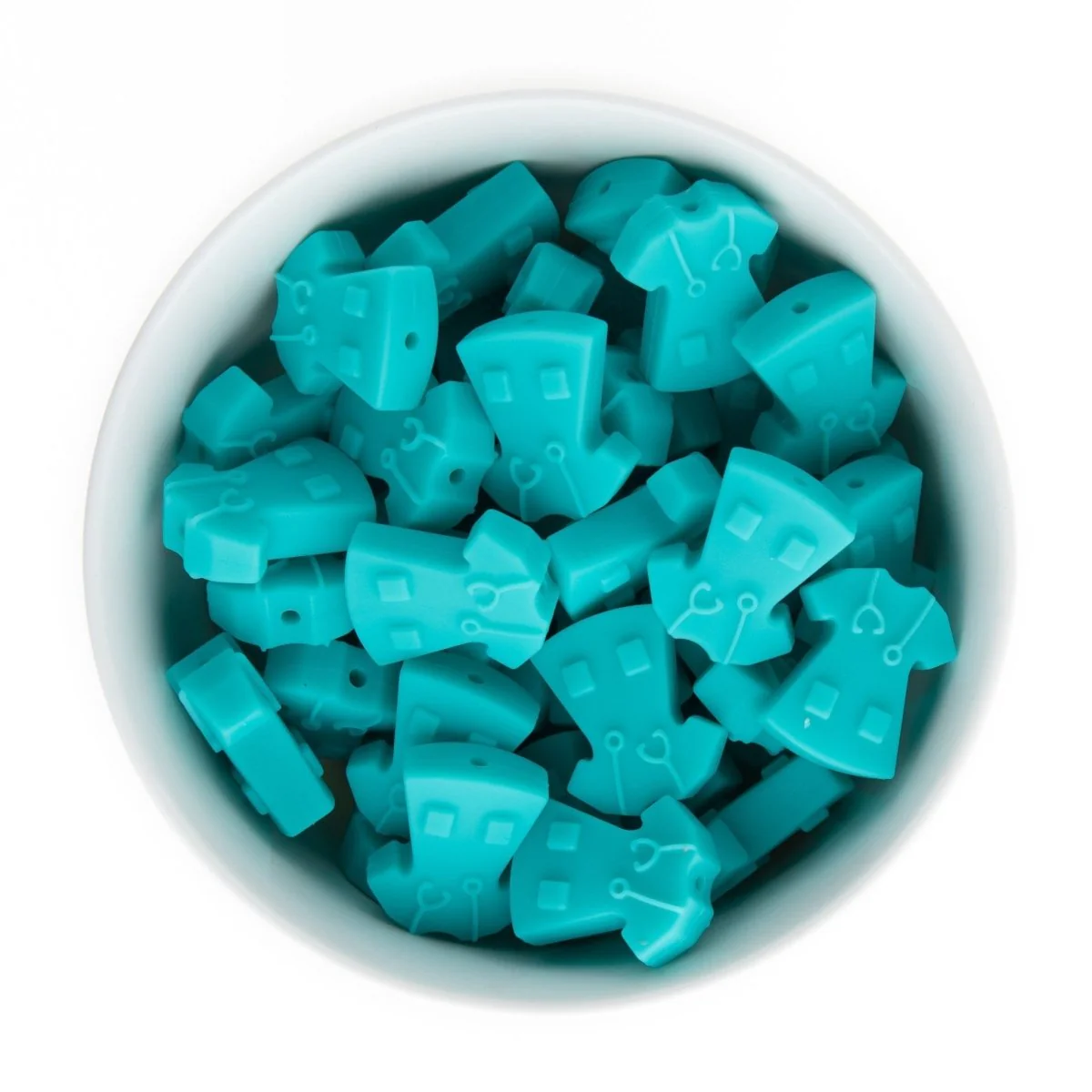 Scrub Top Silicone Focal Beads - Image 3