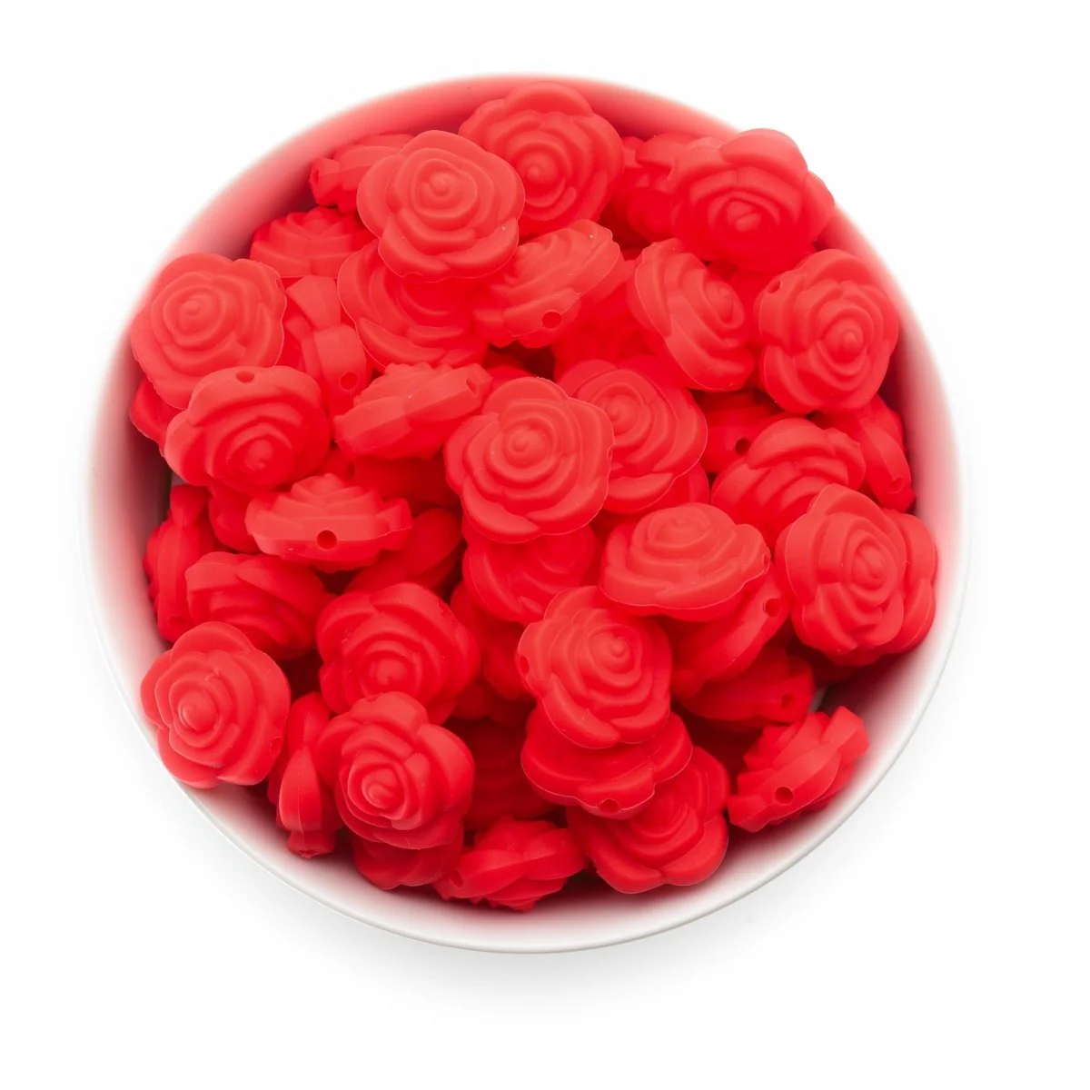 Rose Silicone Focal Beads - Image 3