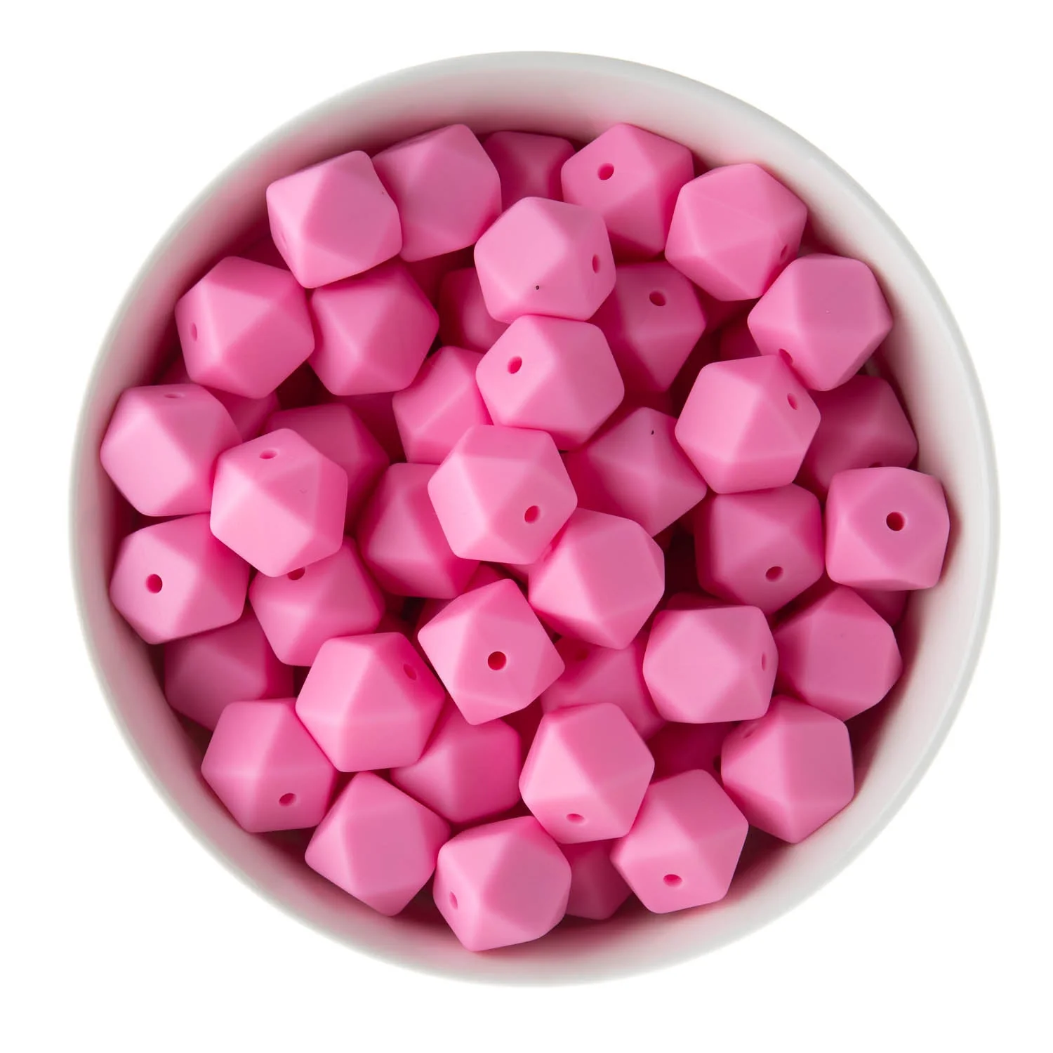 14mm Hexagon Silicone Beads - Image 12