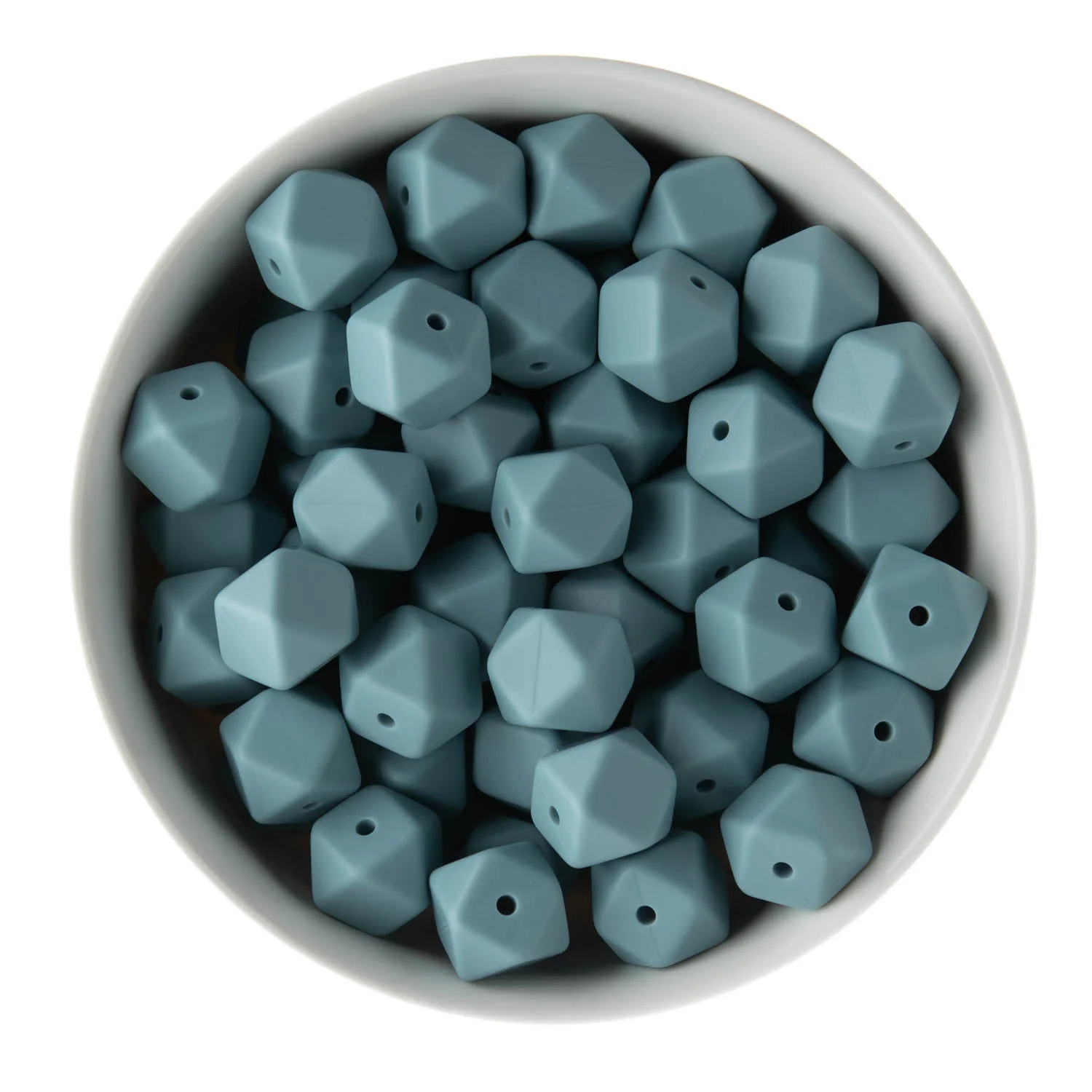 14mm Hexagon Silicone Beads - Image 13