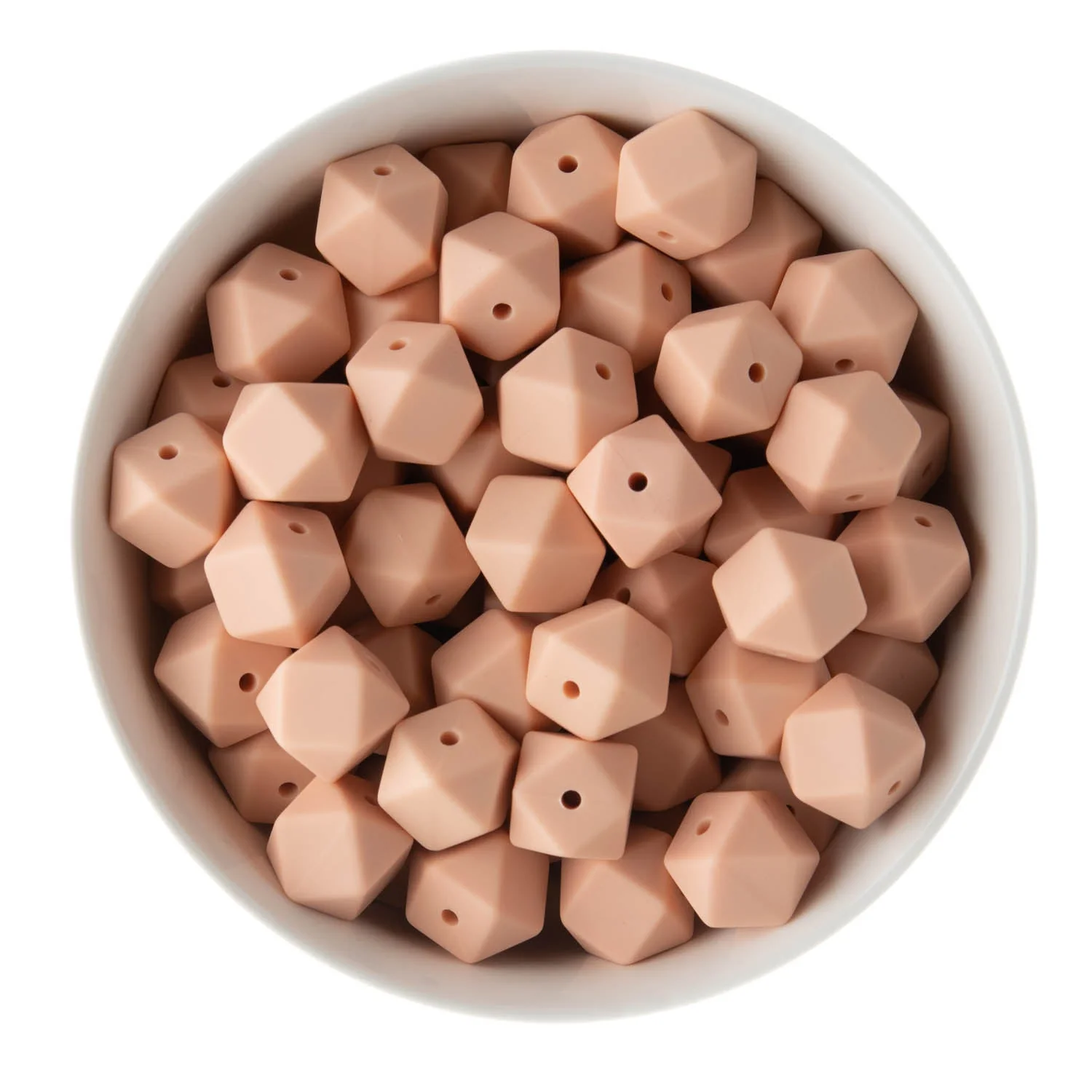 14mm Hexagon Silicone Beads - Image 14