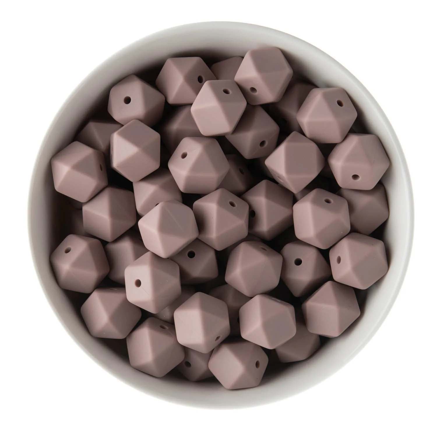 14mm Hexagon Silicone Beads - Image 17