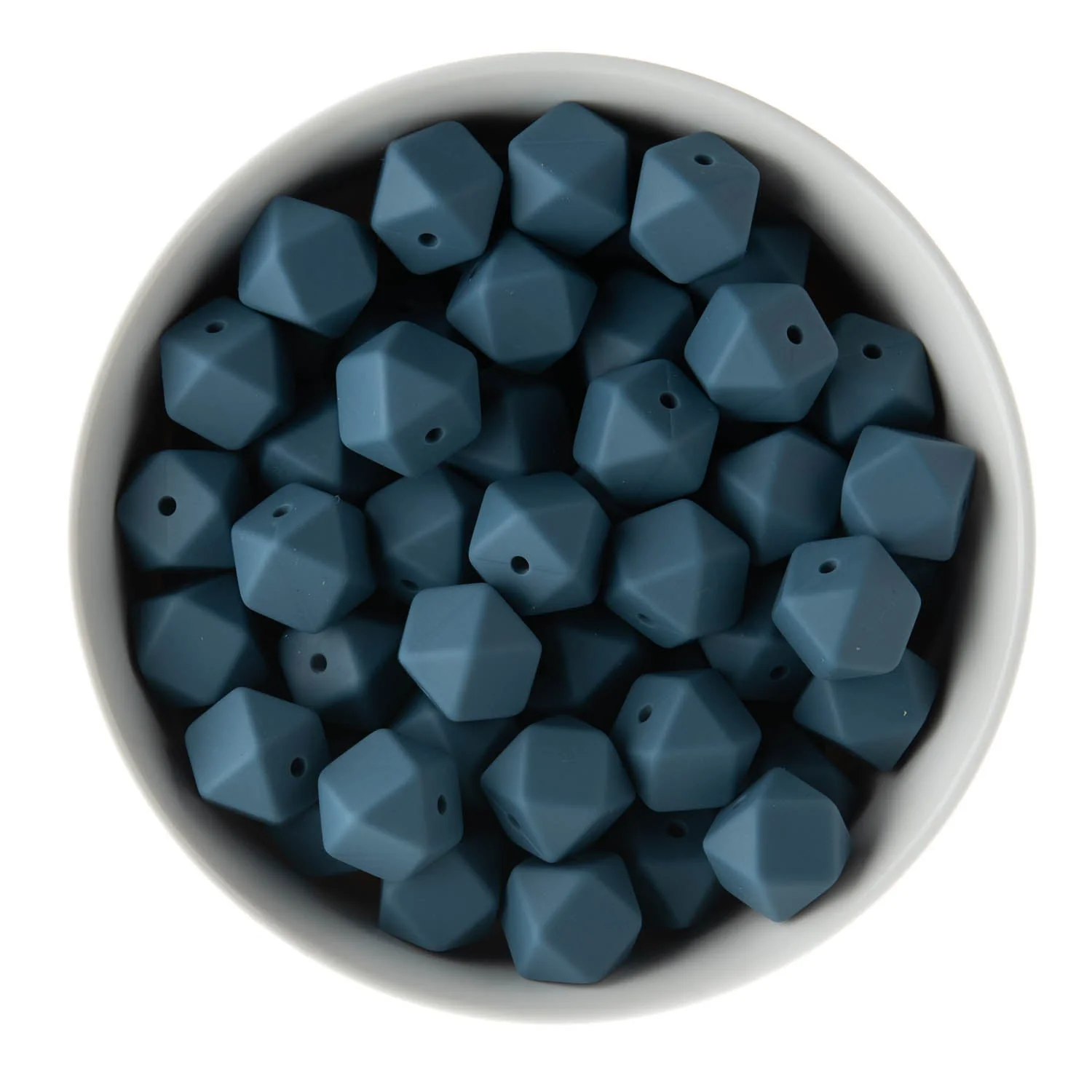 14mm Hexagon Silicone Beads - Image 18