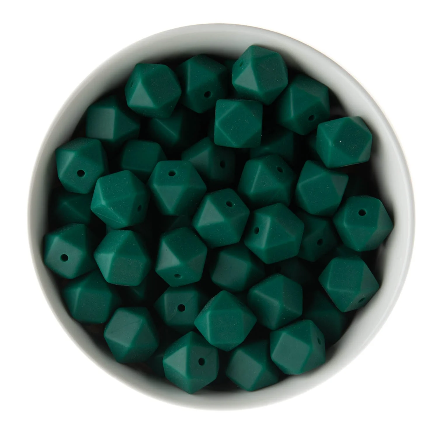 14mm Hexagon Silicone Beads - Image 19