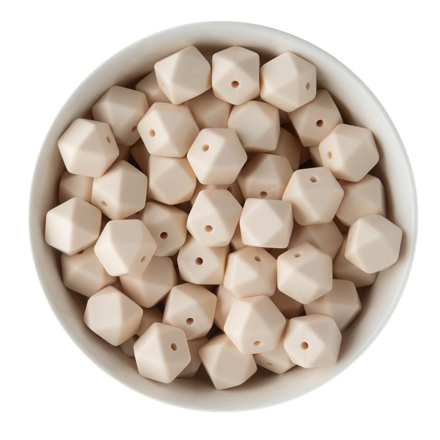 14mm Hexagon Silicone Beads - Image 23