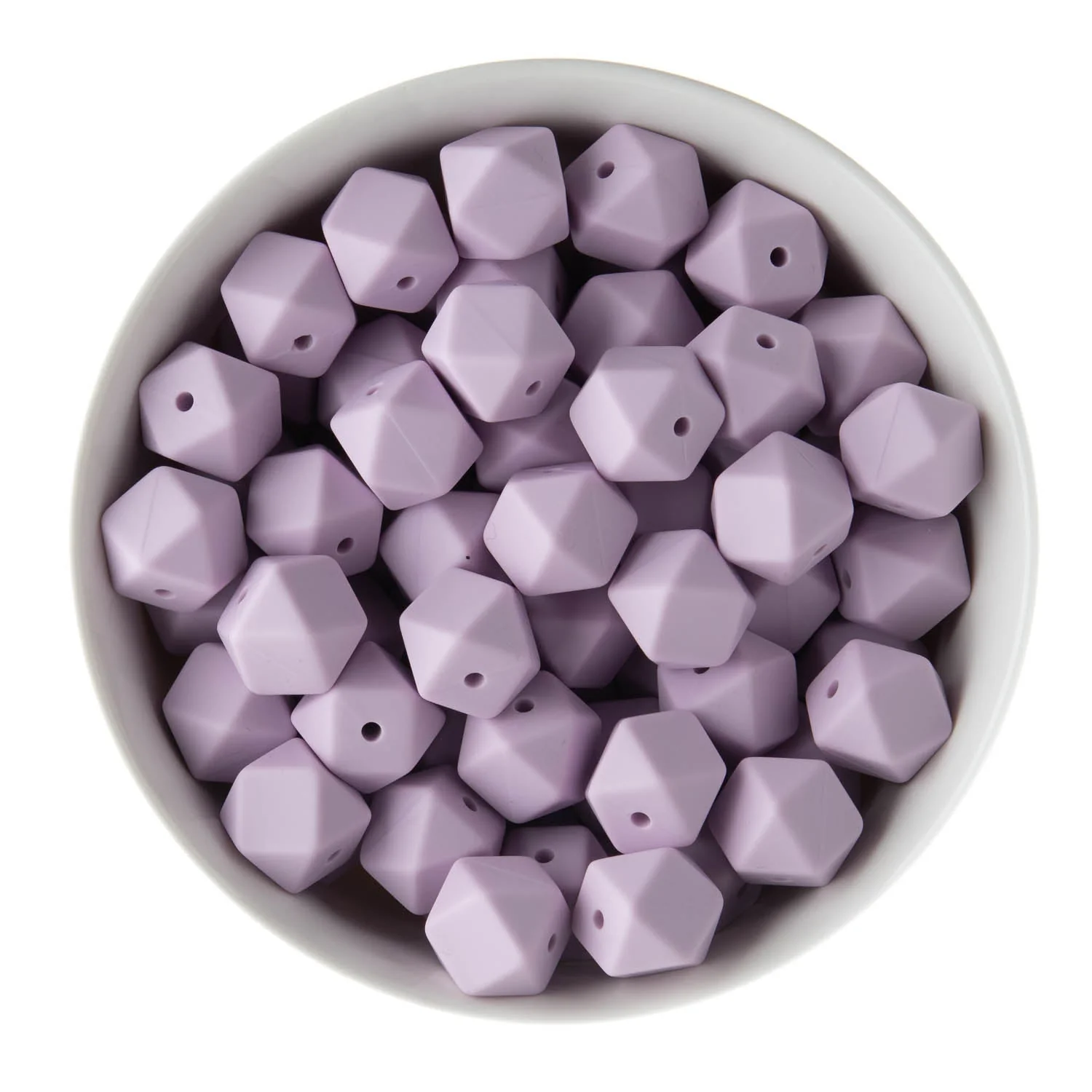 14mm Hexagon Silicone Beads - Image 25