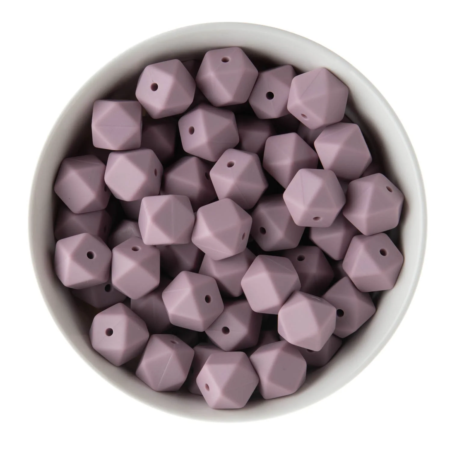 14mm Hexagon Silicone Beads - Image 27