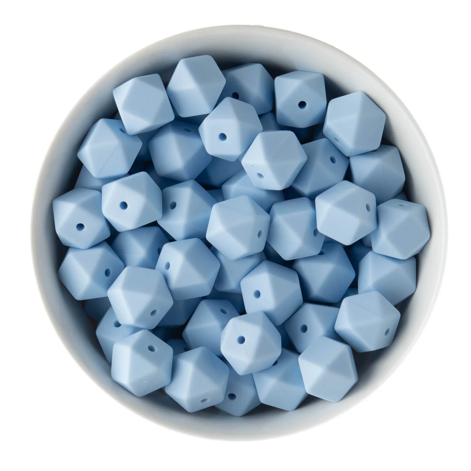 14mm Hexagon Silicone Beads - Image 29