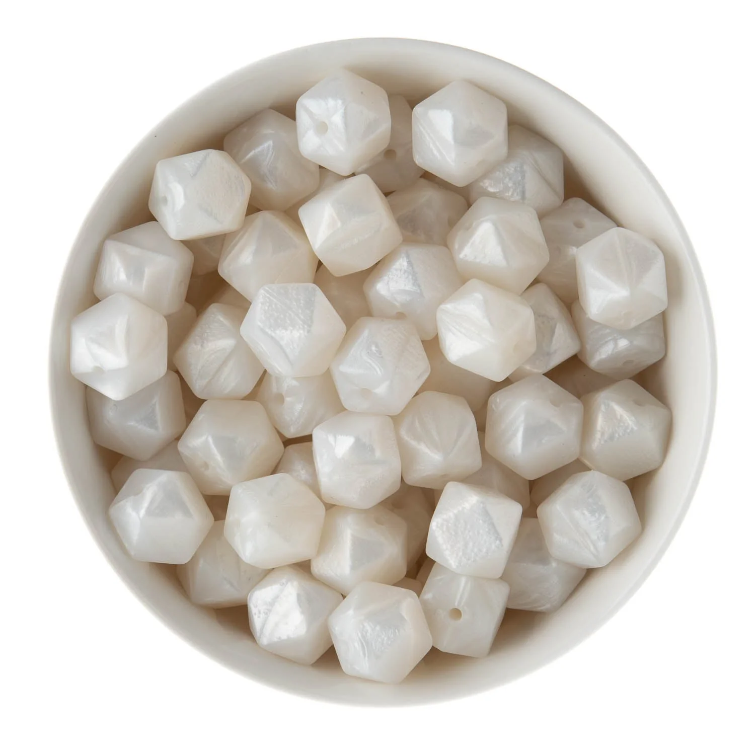 14mm Hexagon Silicone Beads - Image 30