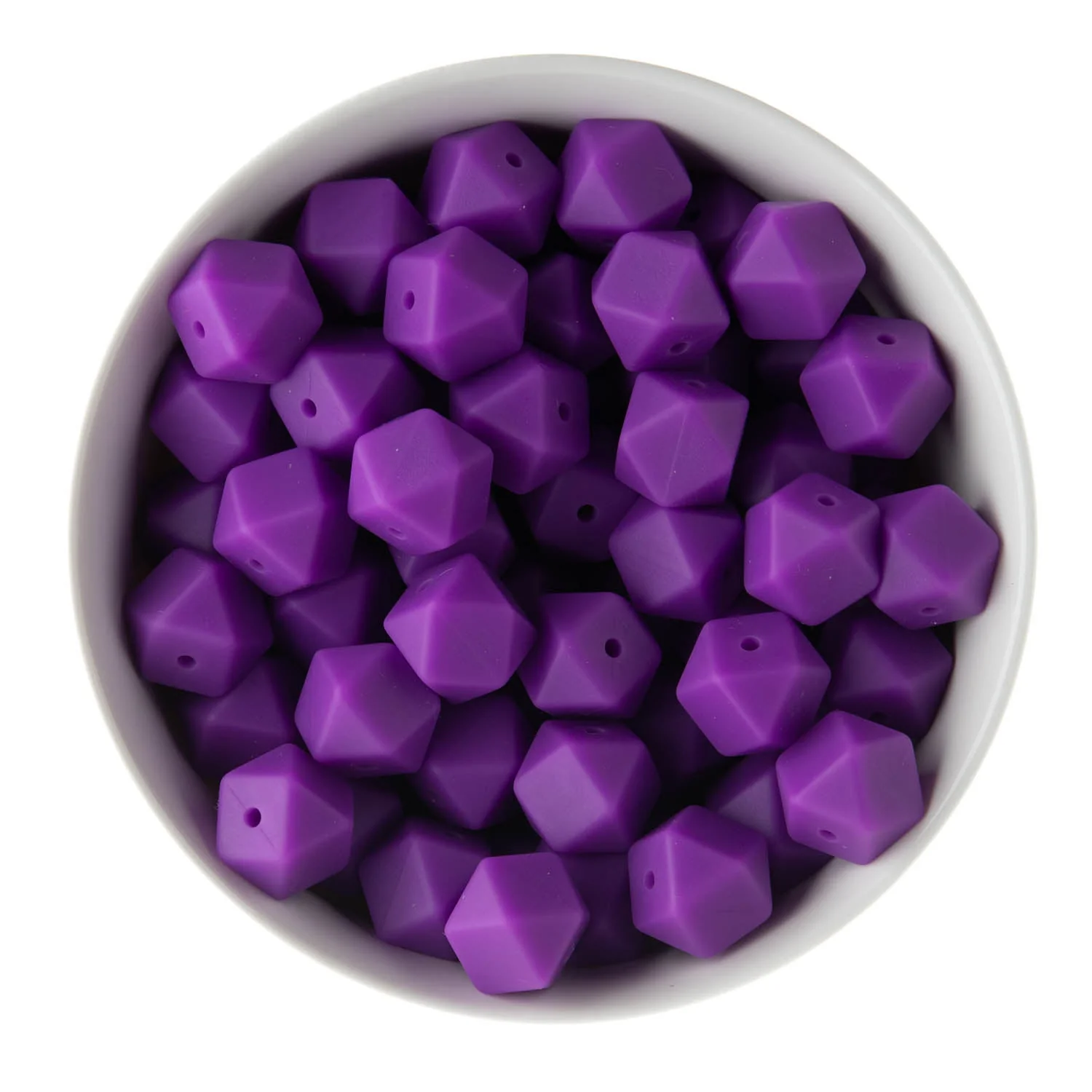 14mm Hexagon Silicone Beads - Image 31
