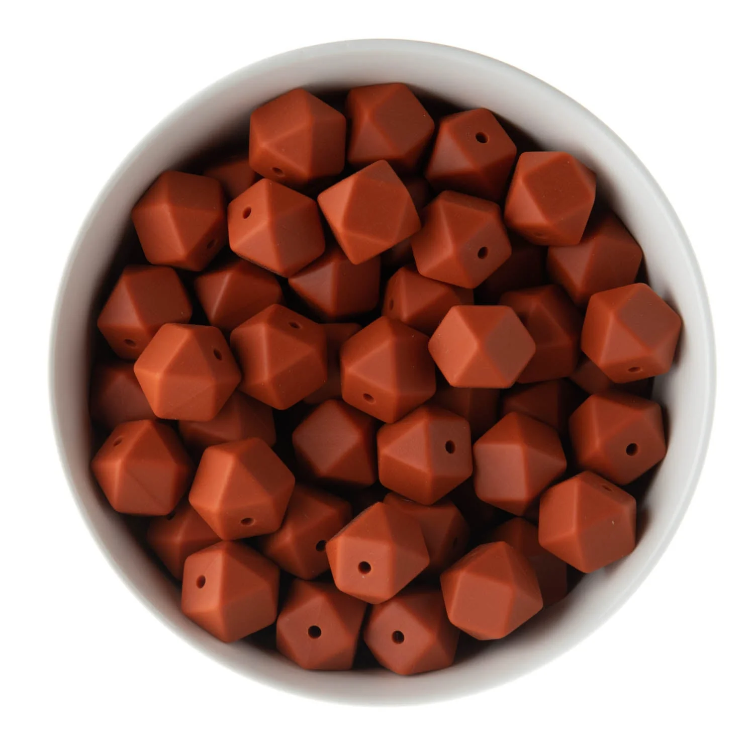 14mm Hexagon Silicone Beads - Image 32
