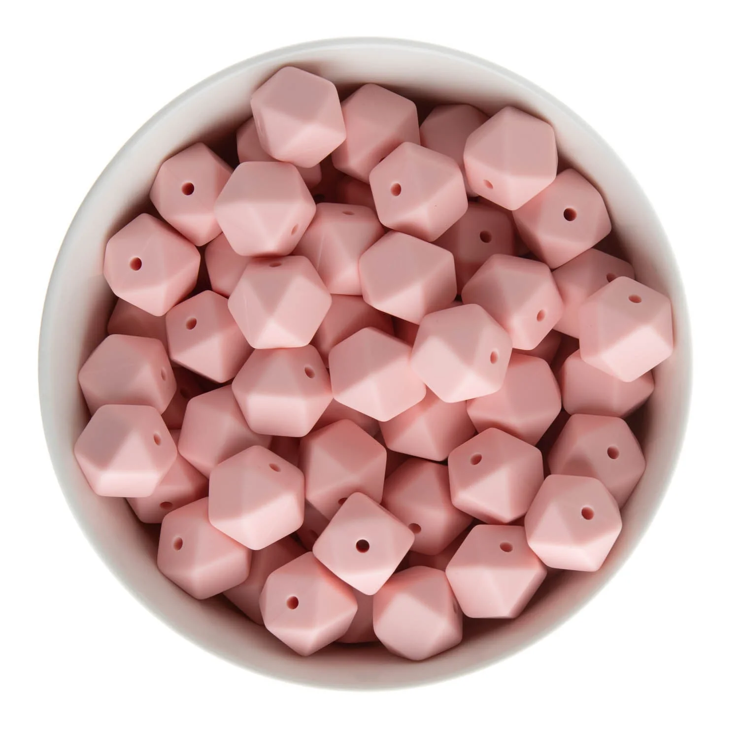 14mm Hexagon Silicone Beads - Image 35