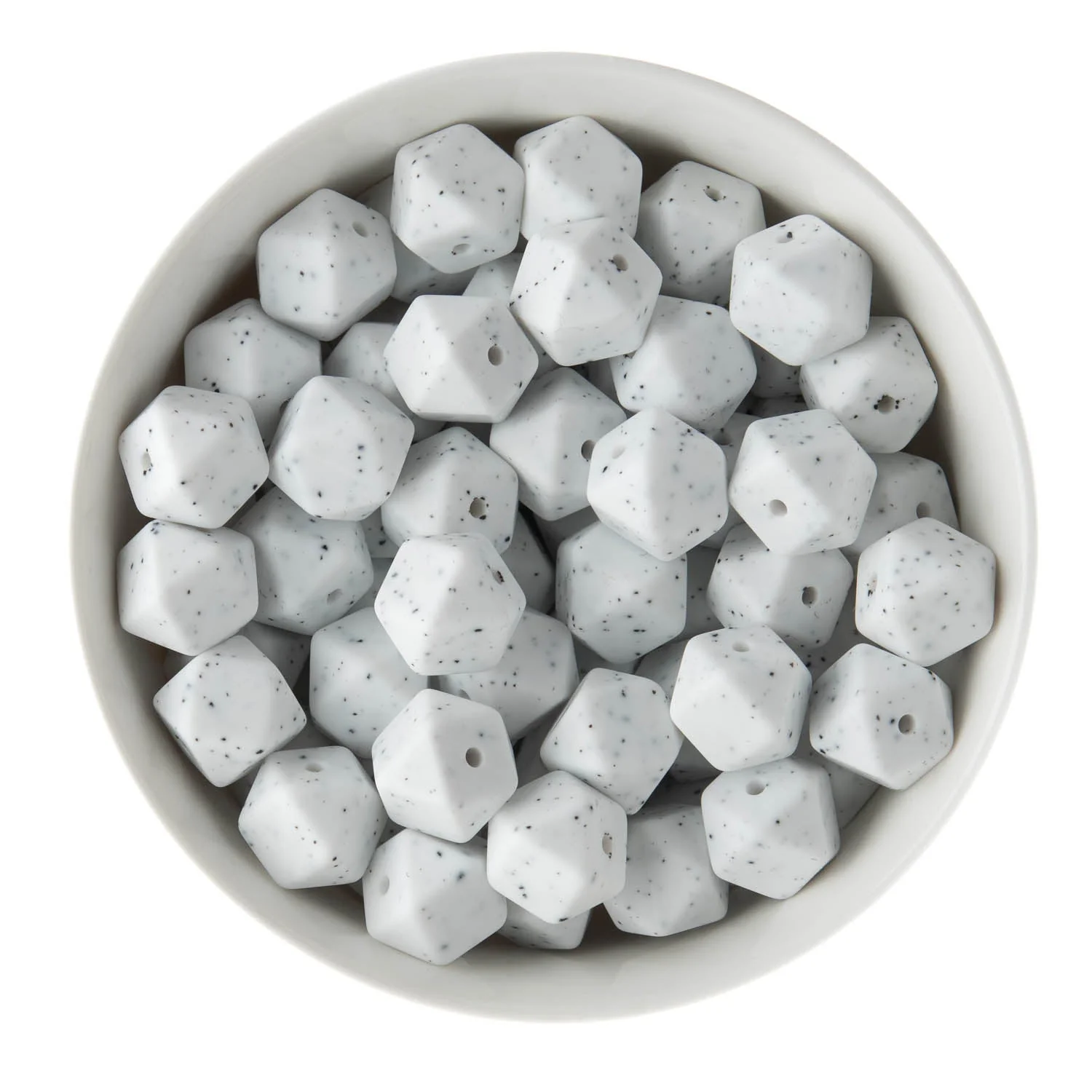 14mm Hexagon Silicone Beads - Image 37