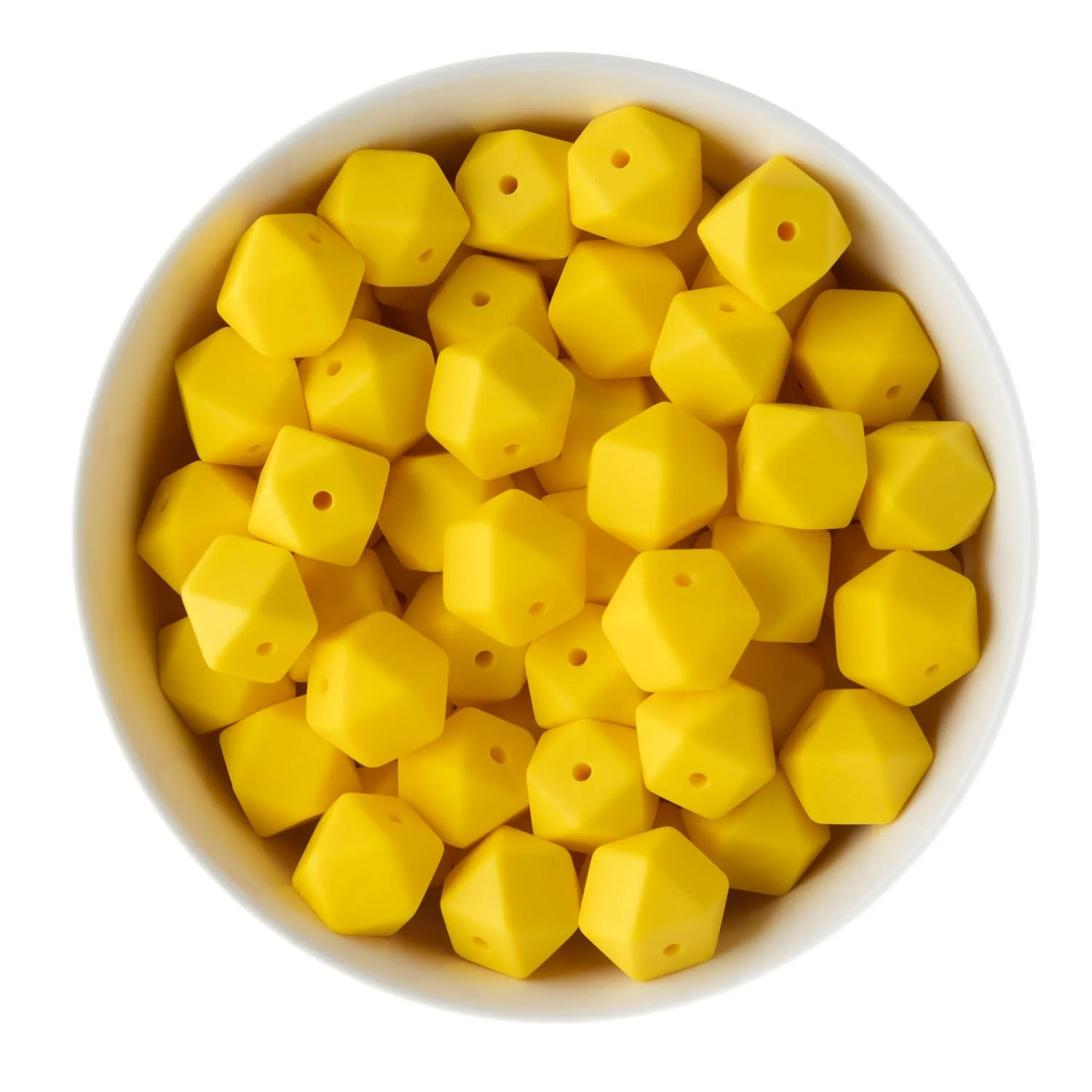14mm Hexagon Silicone Beads - Image 38