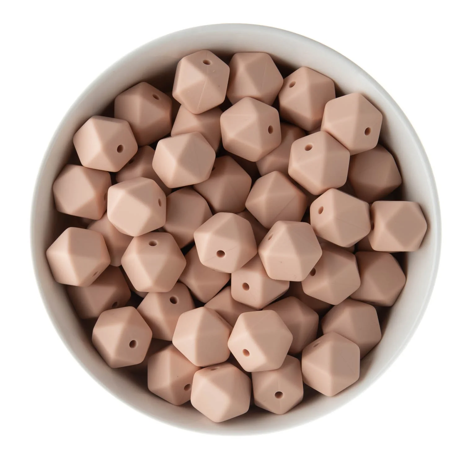 14mm Hexagon Silicone Beads - Image 4
