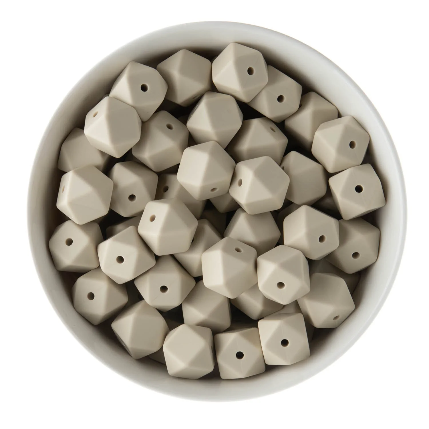 14mm Hexagon Silicone Beads - Image 44