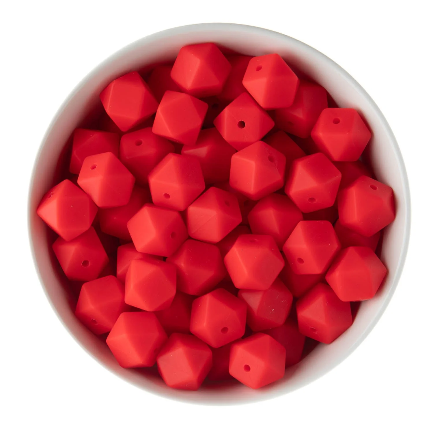 14mm Hexagon Silicone Beads - Image 5
