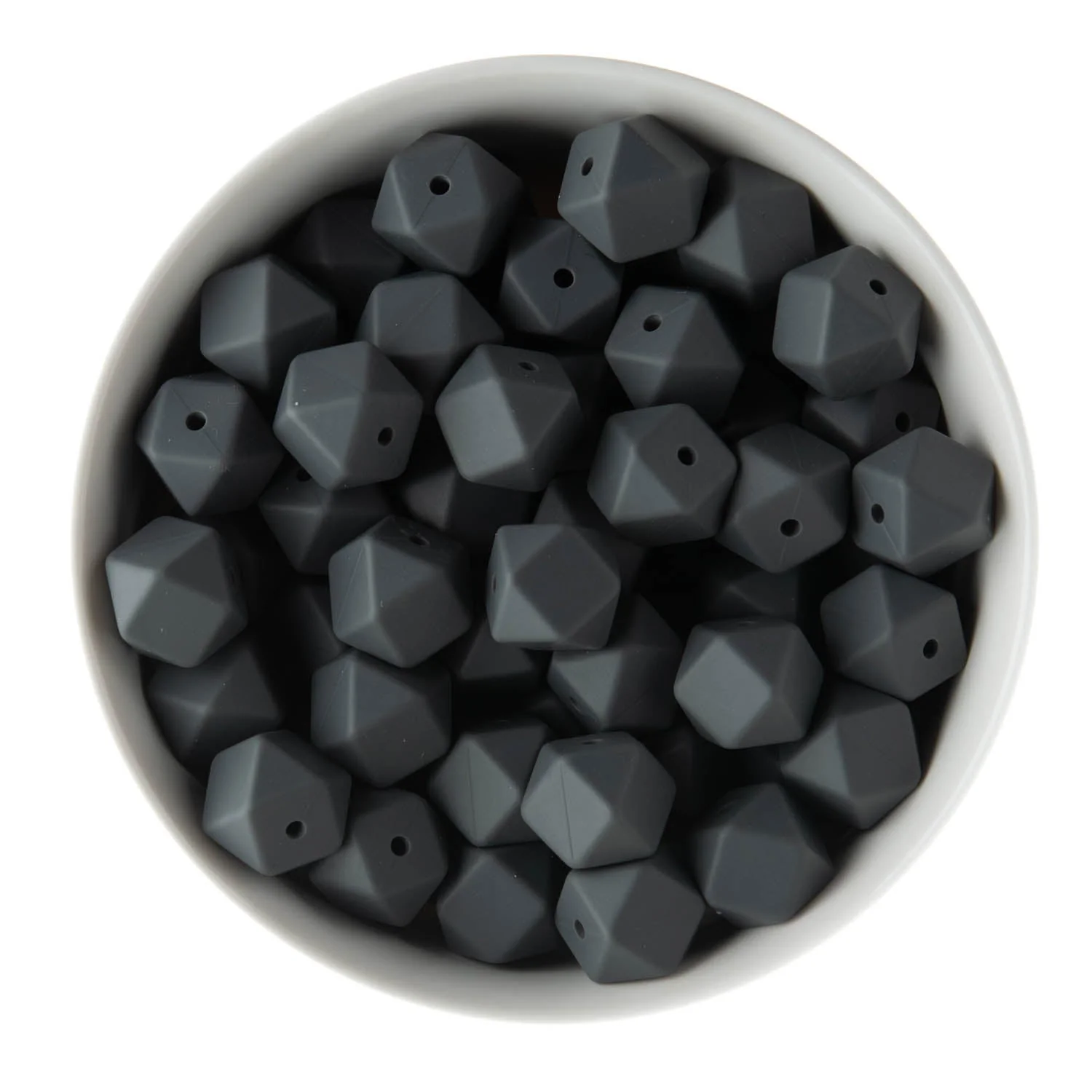 14mm Hexagon Silicone Beads - Image 9
