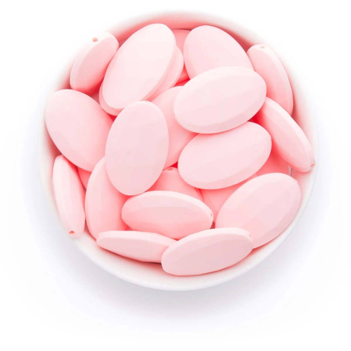 Faceted Oval Silicone Beads - Image 5