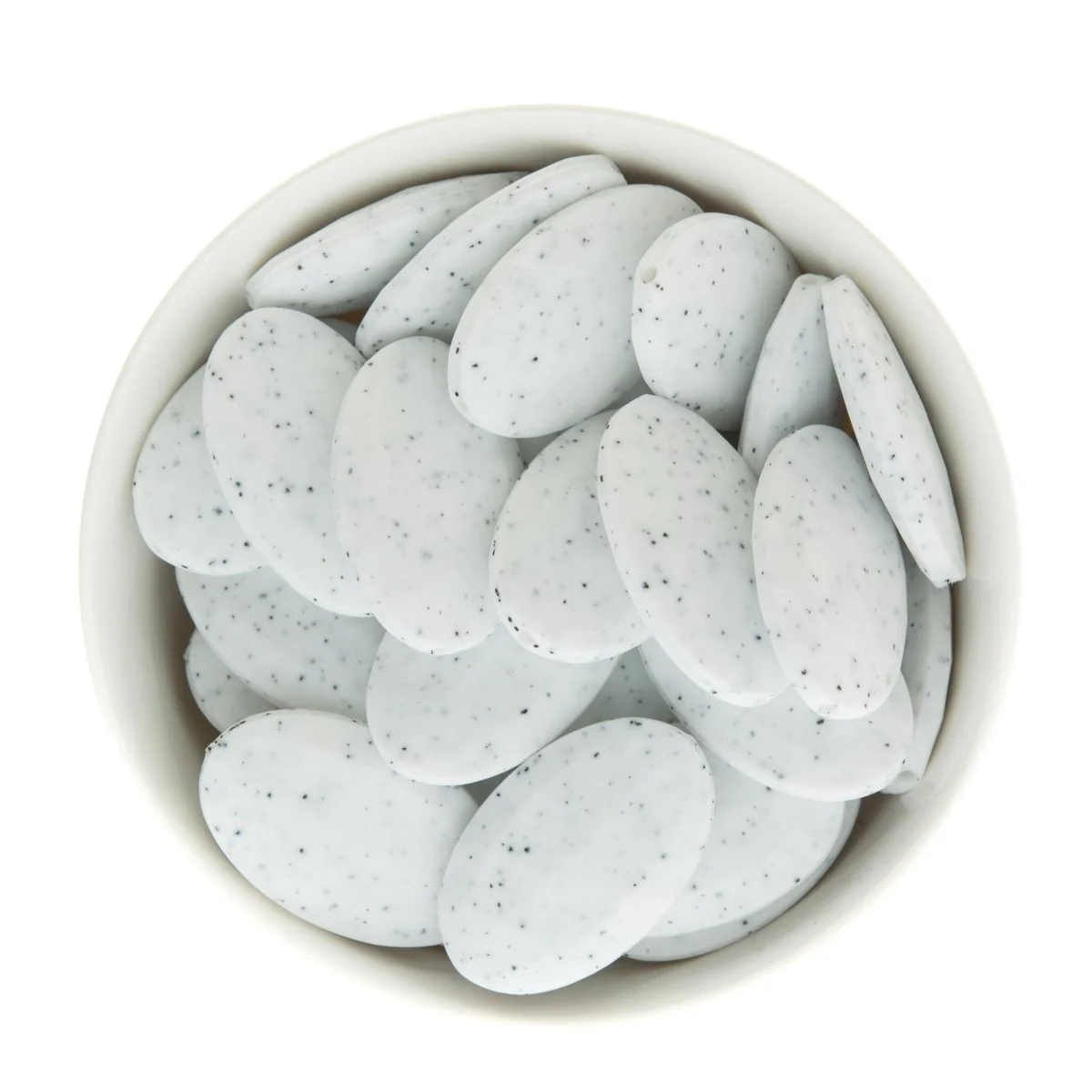 Faceted Oval Silicone Beads - Image 6