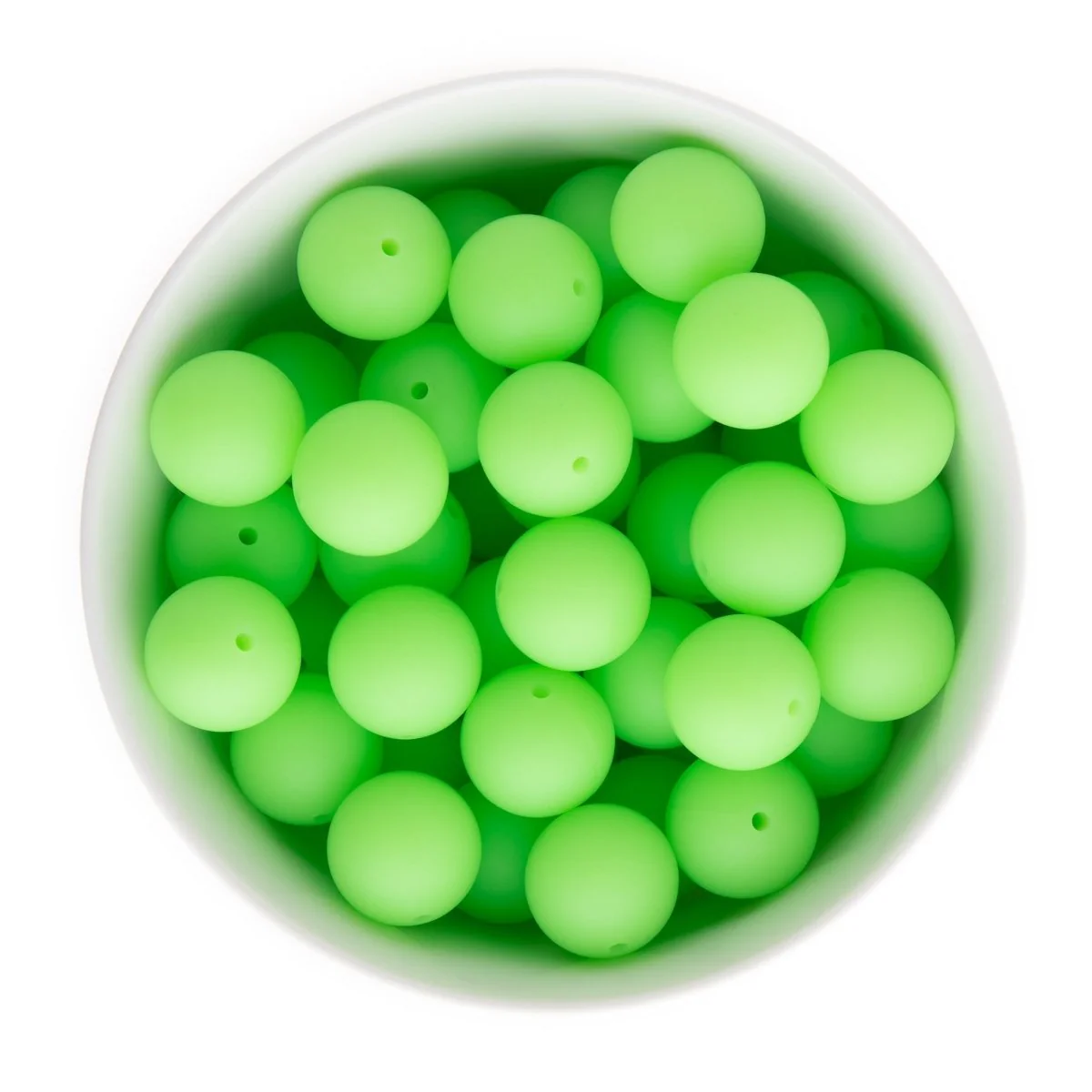 Glow-in-the-Dark Silicone Round Beads - Image 6