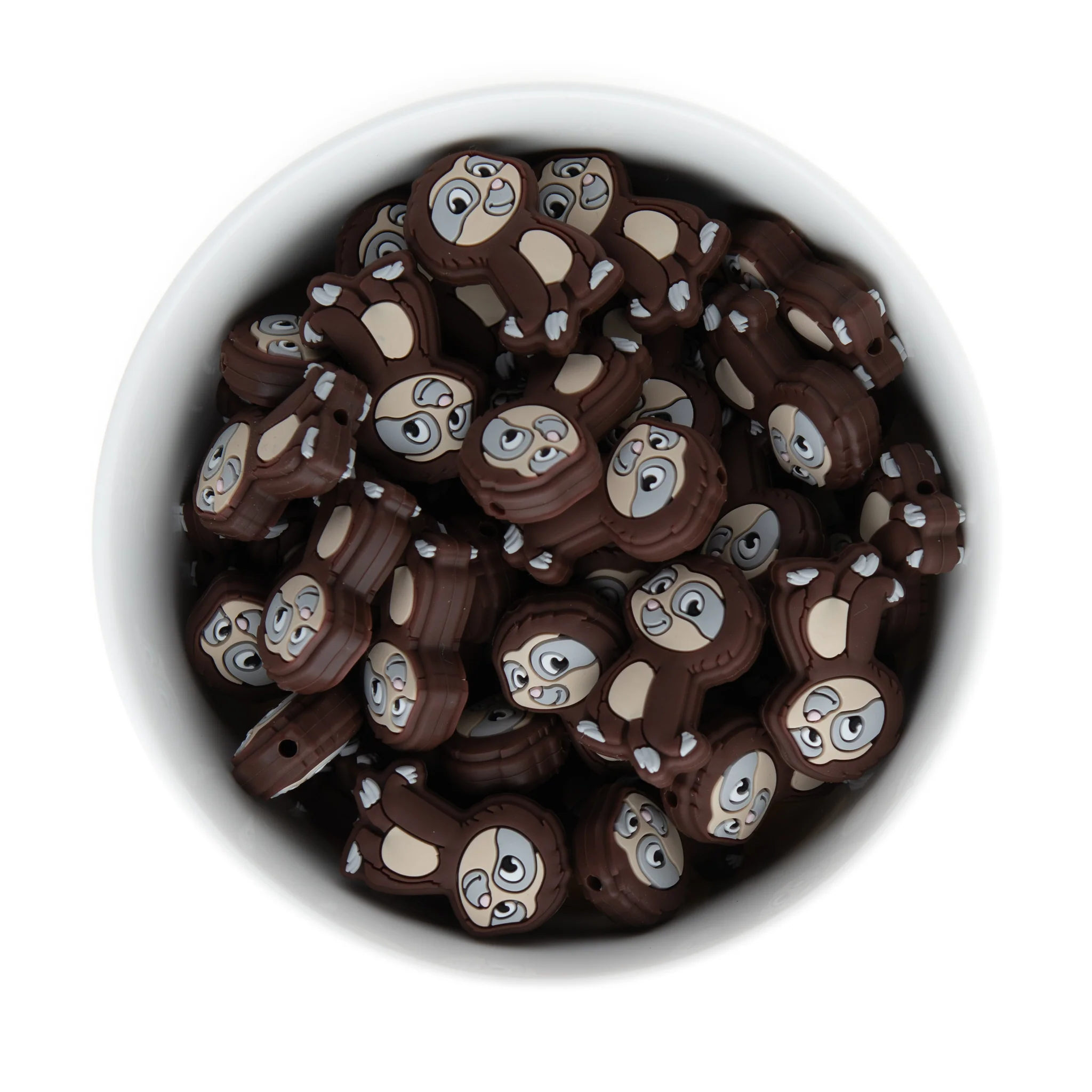 Sloth Silicone Focal Beads - Image 2