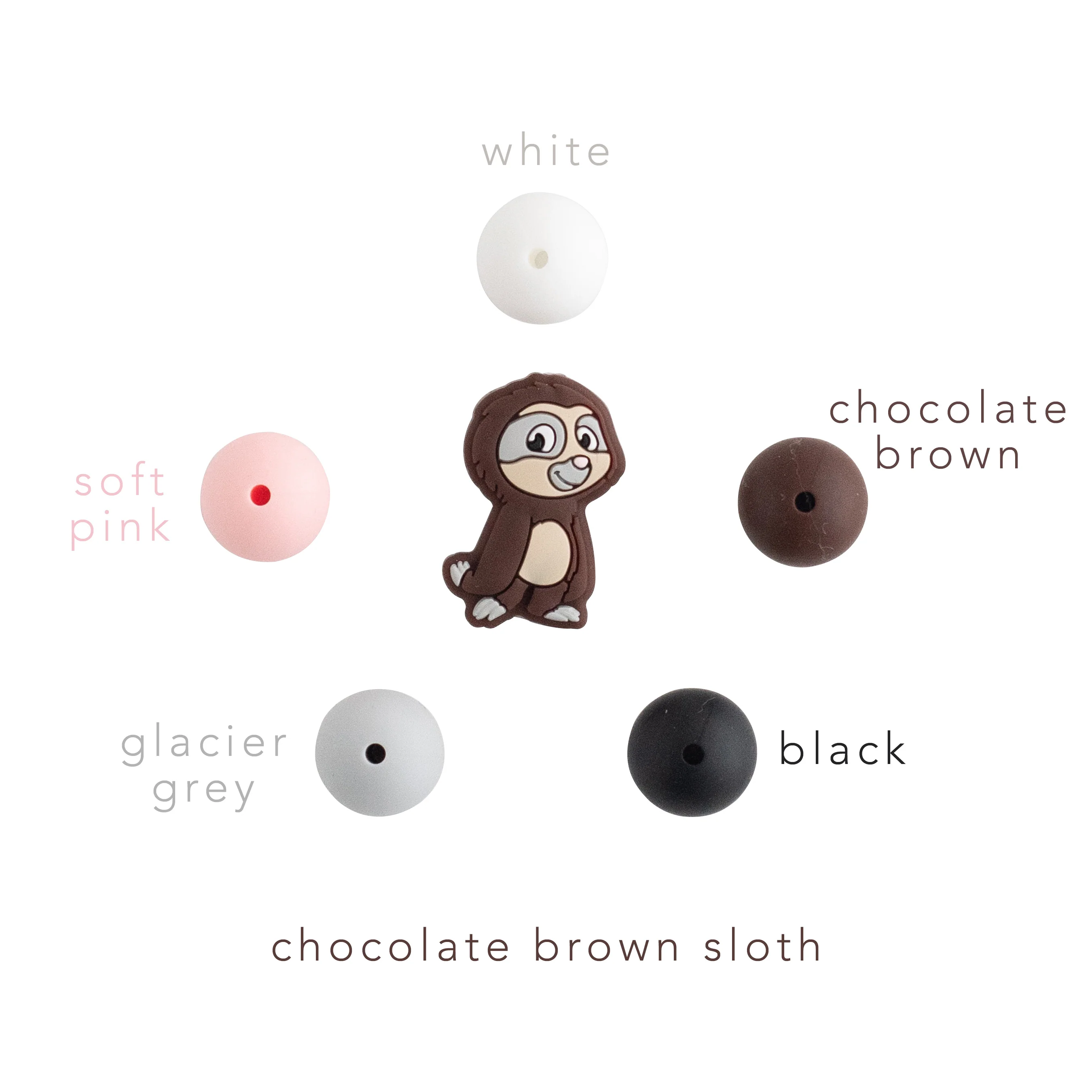 Sloth Silicone Focal Beads - Image 4