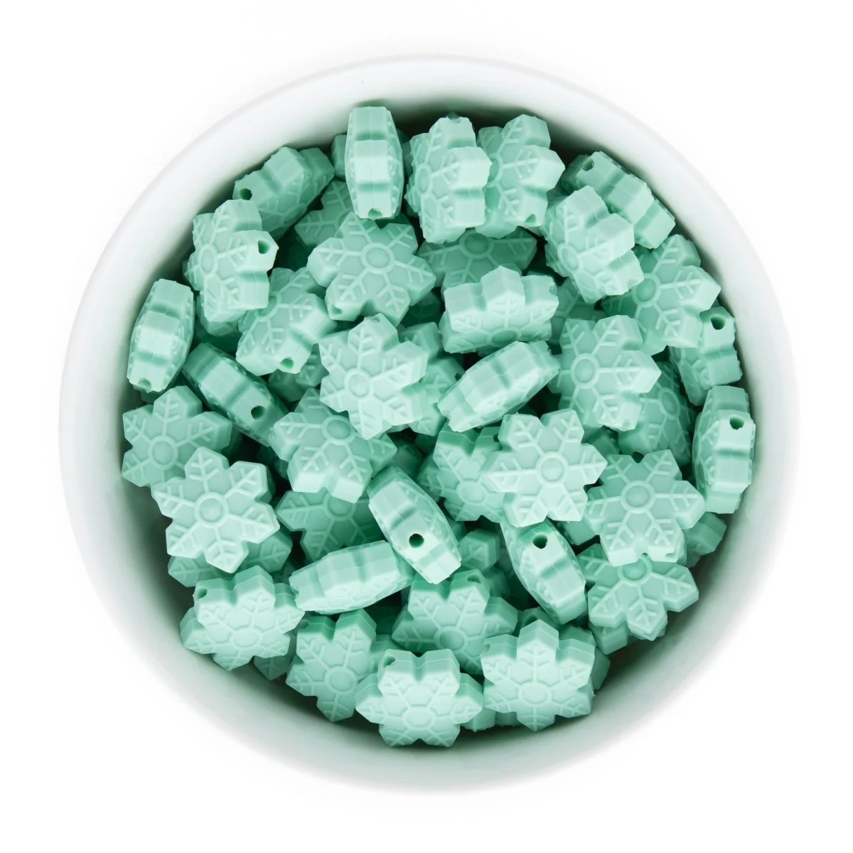 Snowflake Silicone Focal Beads - Image 2