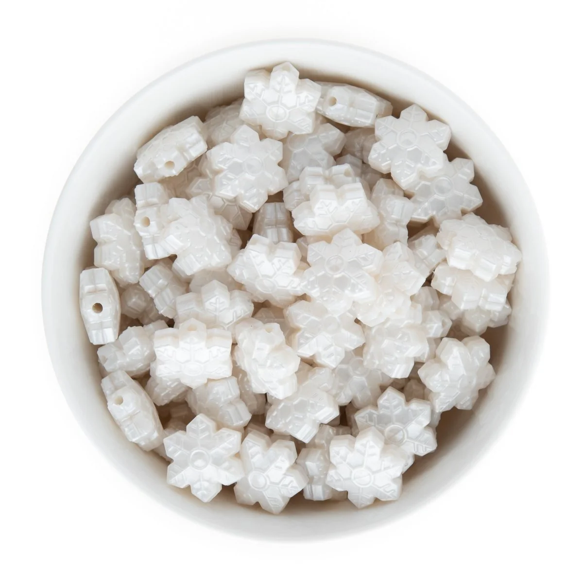 Snowflake Silicone Focal Beads - Image 3