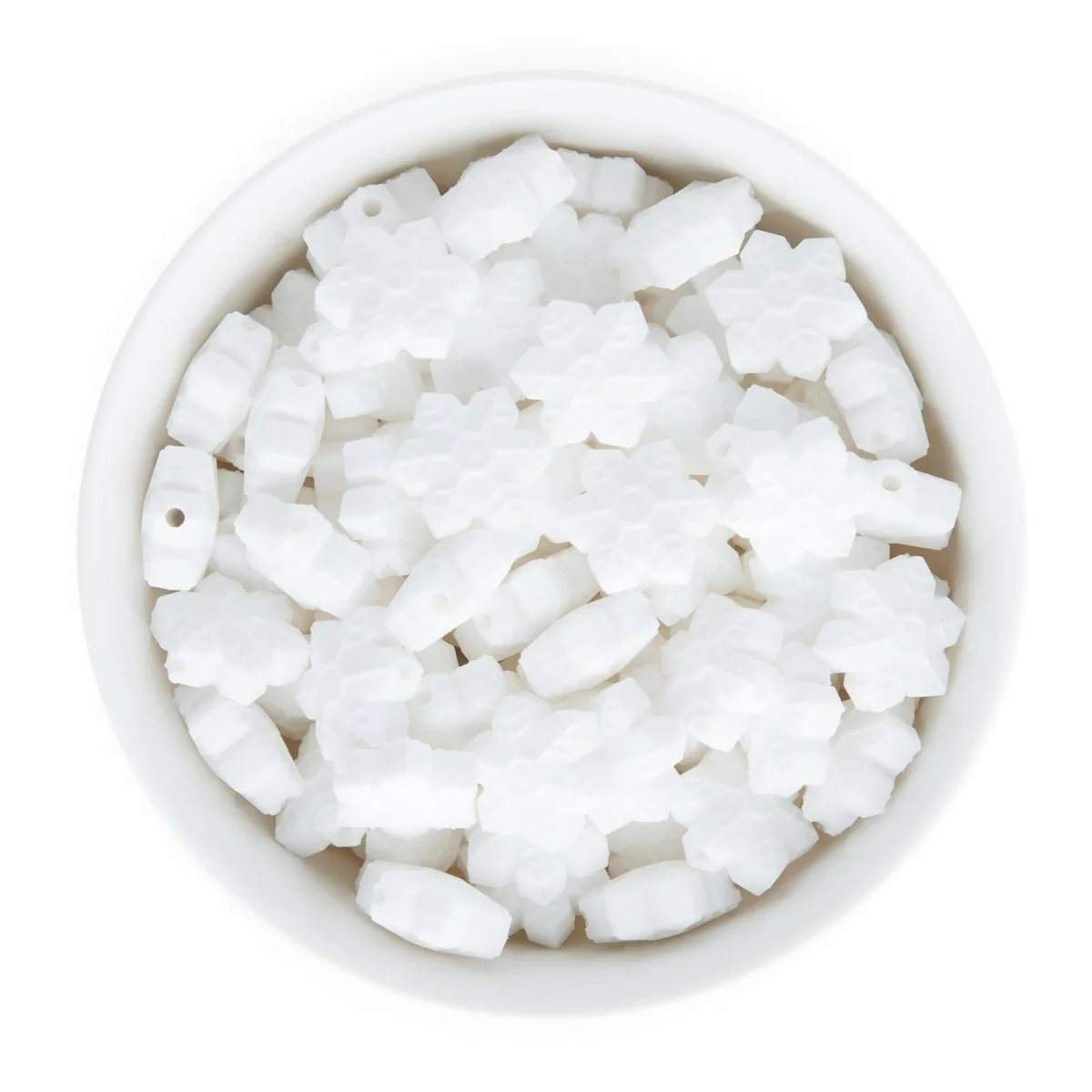 Snowflake Silicone Focal Beads - Image 4
