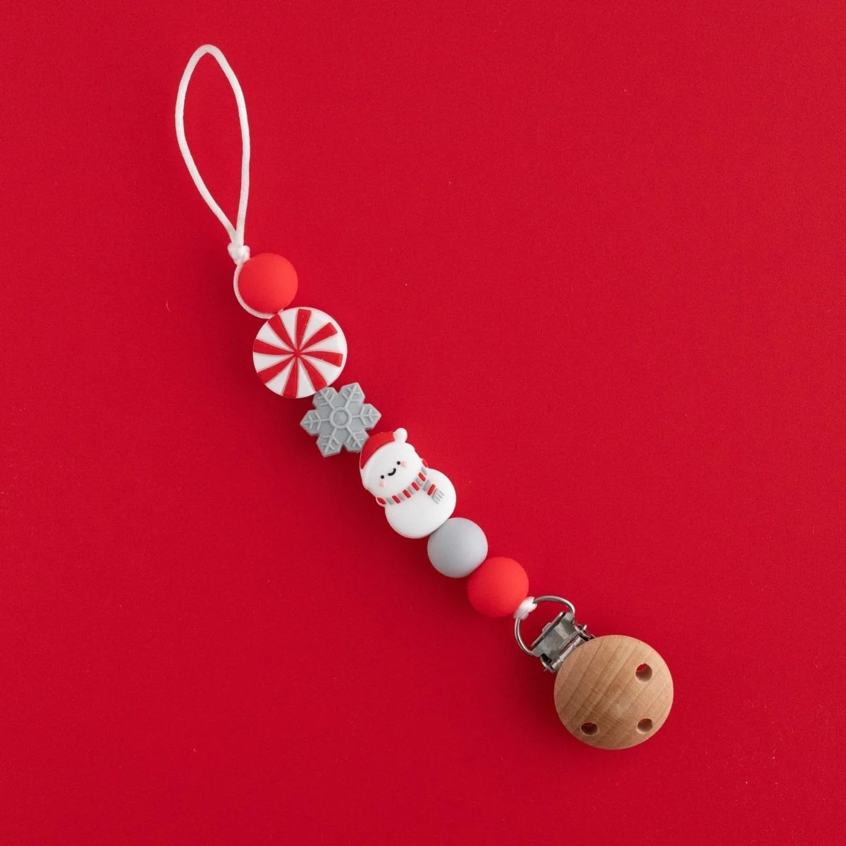 Snowman Silicone Focal Beads - Image 3