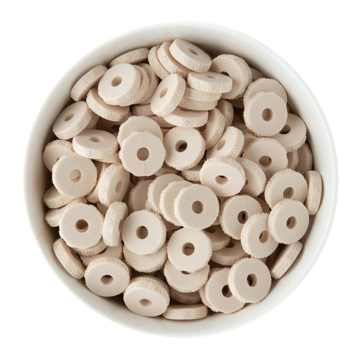Daisy Embossed Spacer Beads - Image 5
