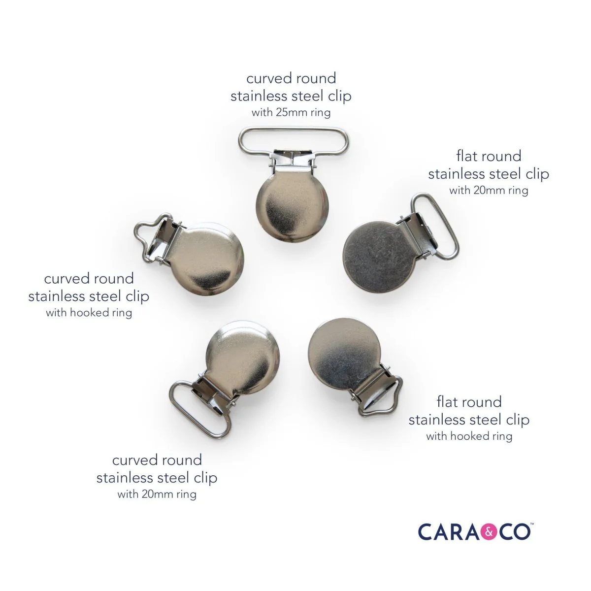 Round Stainless Clips - Image 4