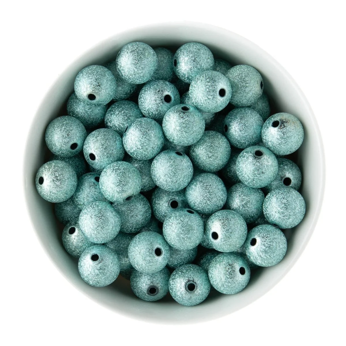 16mm Stardust Acrylic Round Beads - Image 2