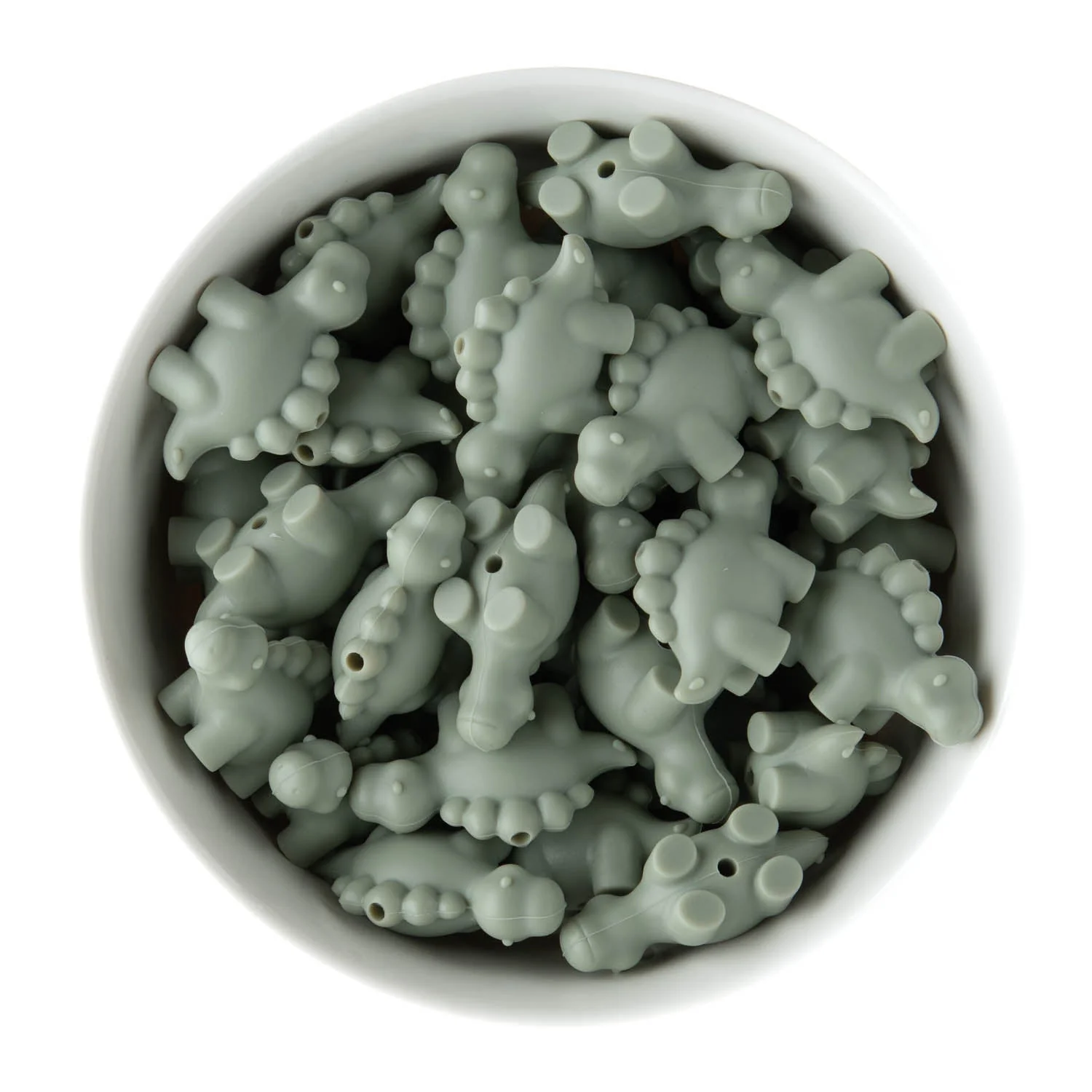 3D Stegosaurus Silicone Focal Beads - Image 3