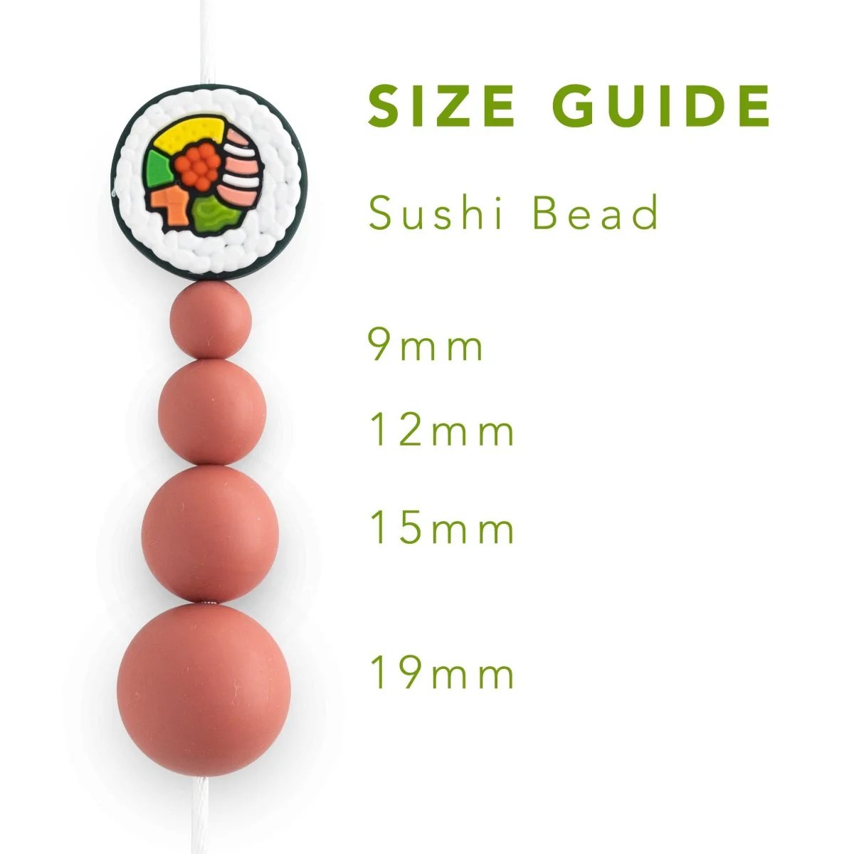Sushi Silicone Focal Beads - Image 2