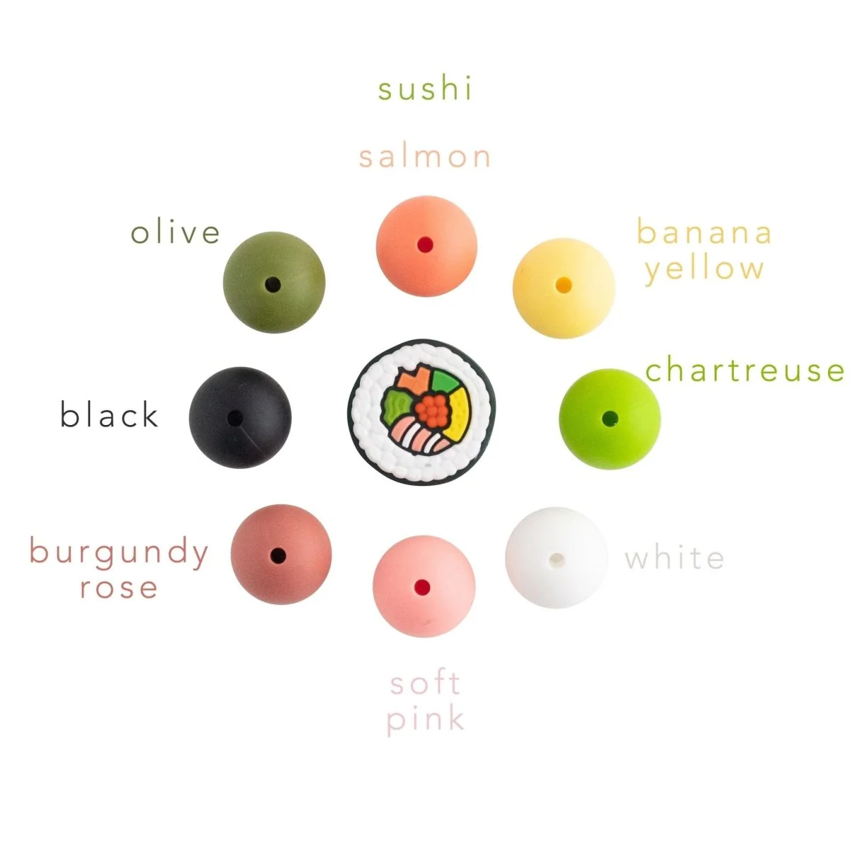 Sushi Silicone Focal Beads - Image 3