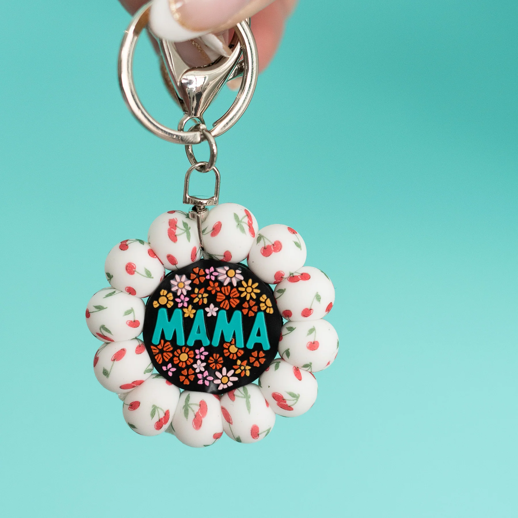 Sweet Cherry Mama Keychain