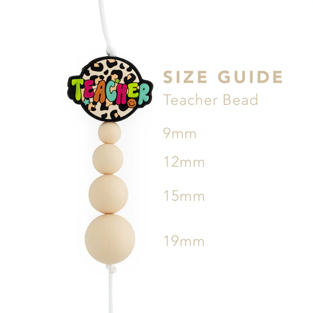 Teacher Silicone Focal Beads - Image 2