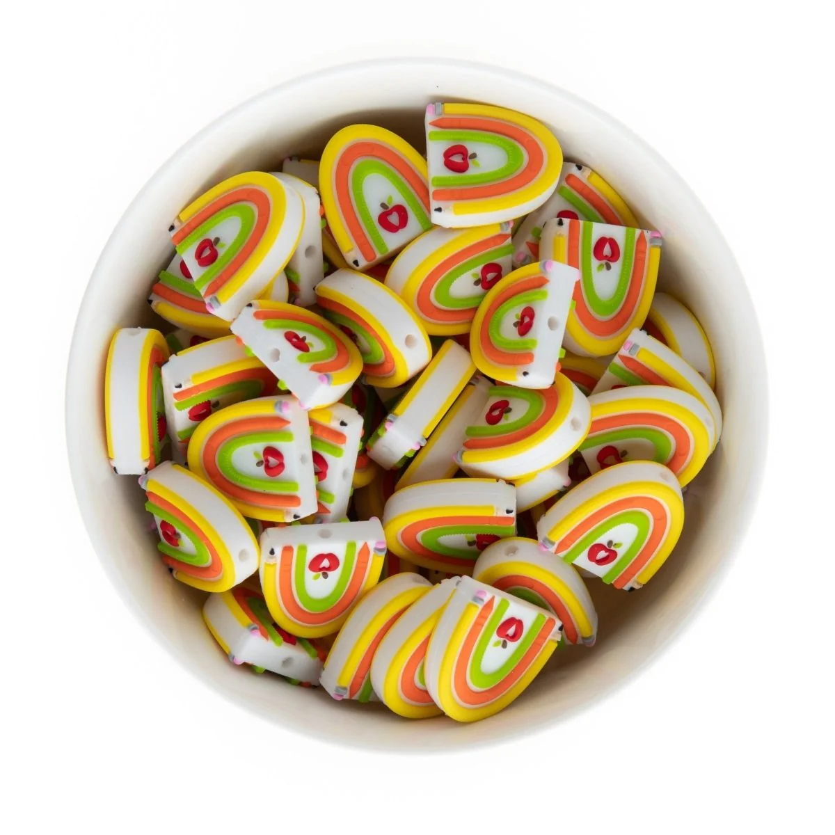 Teacher's Rainbow Silicone Focal Beads - Image 3