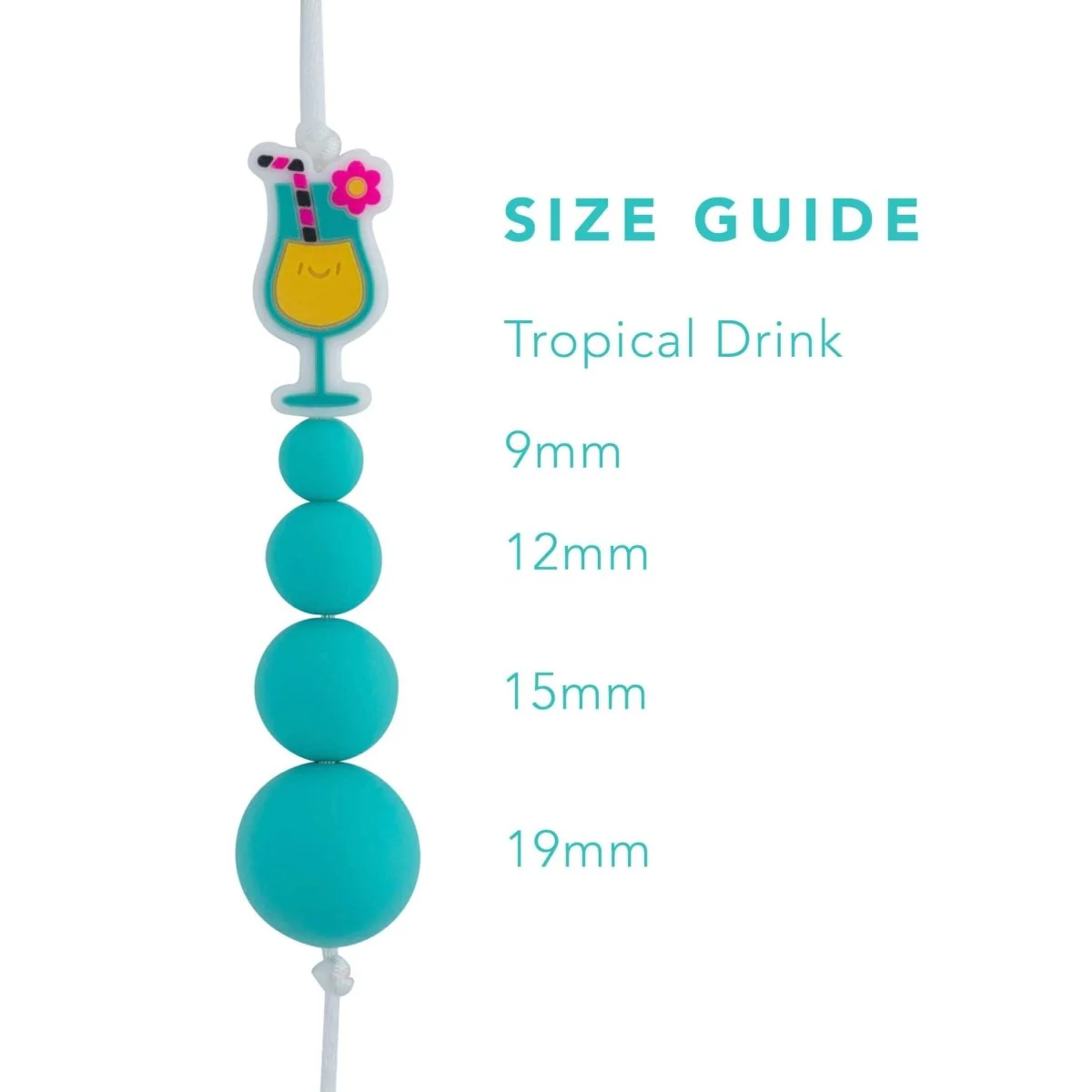 Tropical Drink Silicone Focal Beads - Image 2