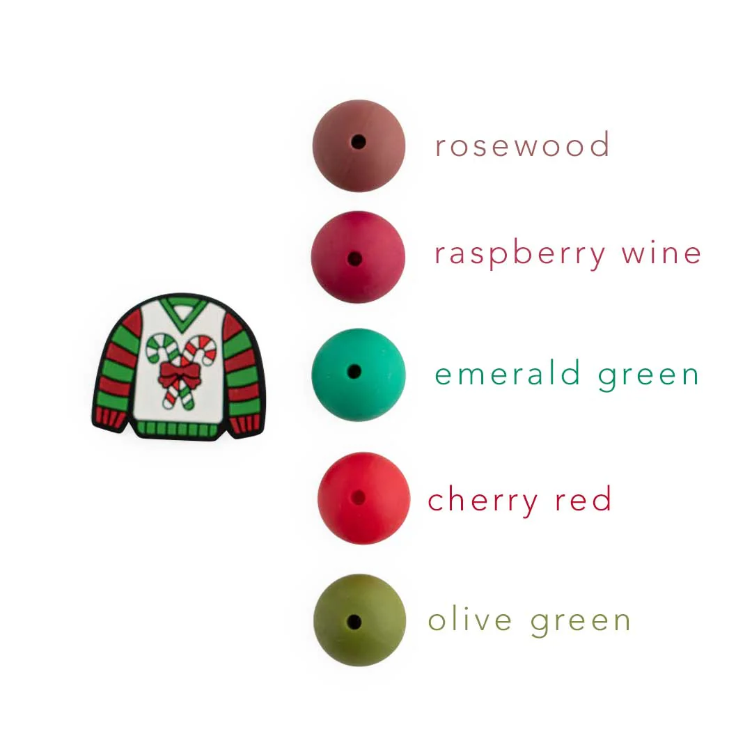 Ugly Sweater Silicone Focal Beads - Image 3