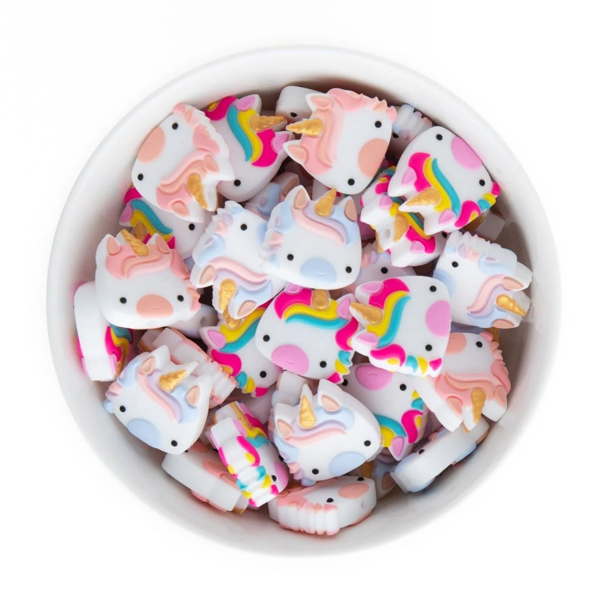 Unicorn Silicone Focal Beads