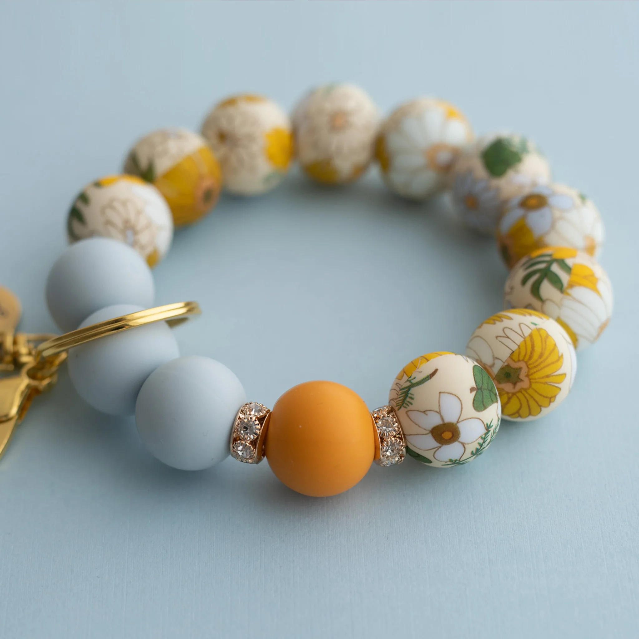 Vintage Apricot Wristlet