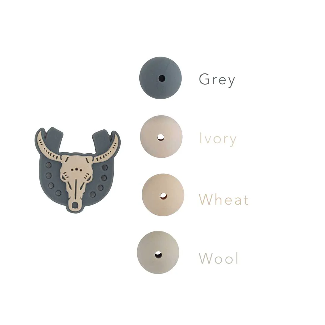 Western Horseshoe Silicone Focal Beads - Image 5