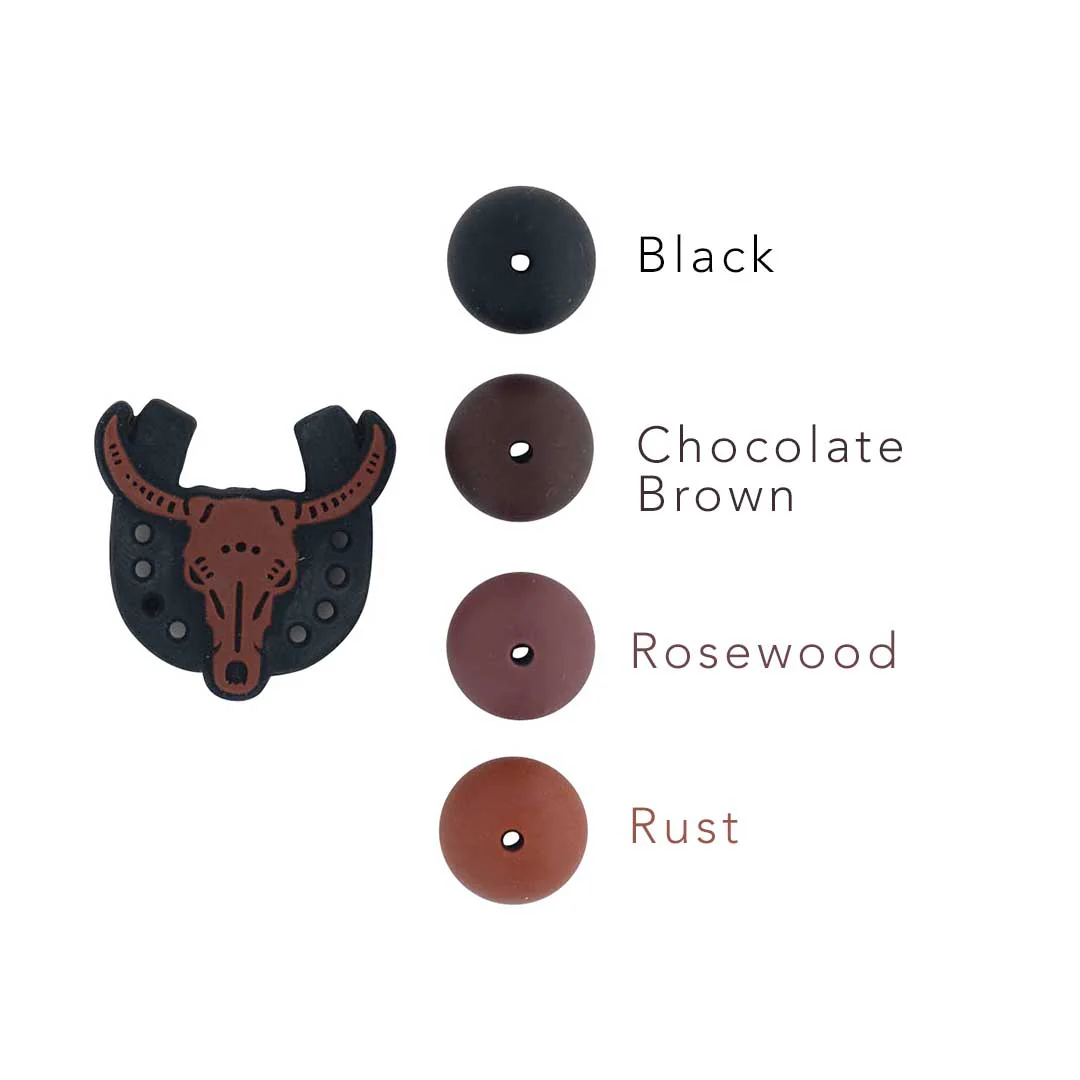Western Horseshoe Silicone Focal Beads - Image 6